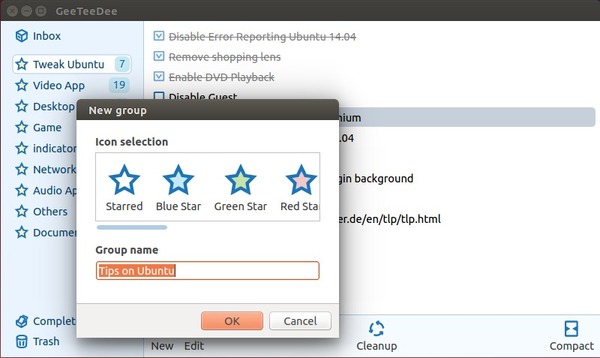 GeeTeeDee Task Management in Ubuntu