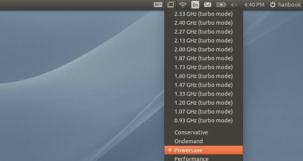 install cpu frequency indicator in Ubuntu 14.04