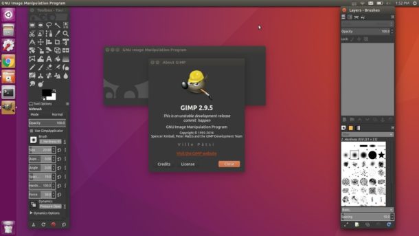 GIMP 2.9.5