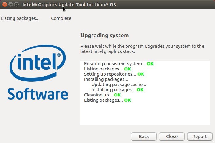 how update intel graphics driver