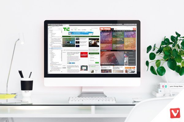 vivaldi browser in workspace