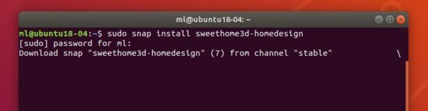 snapinstall-sweethome